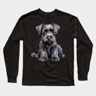 Puppy Giant Schnauzer Long Sleeve T-Shirt